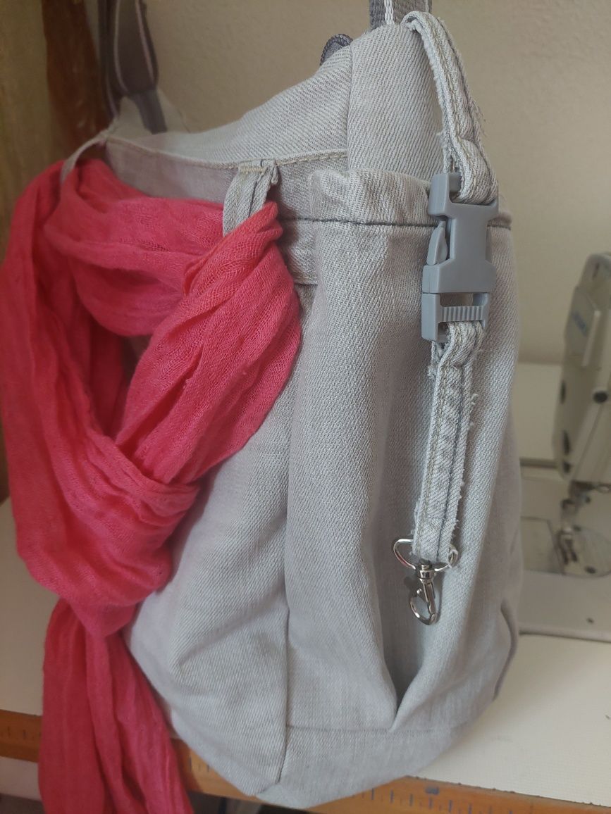 Torebka Damska Jeansowa Handmade