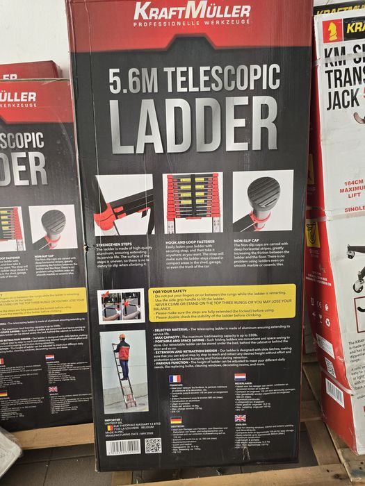 Escada telescópicas 5.60M Nova