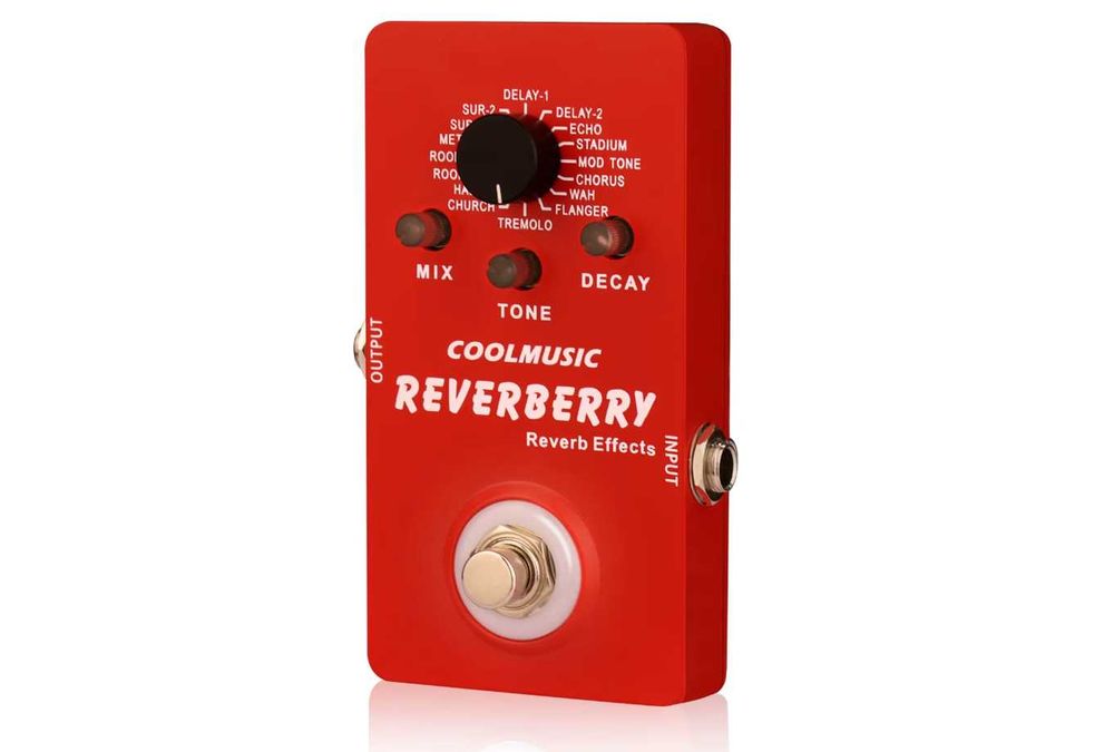 Педаль ефектів Coolmusic Reverberry (16 ефектів)
