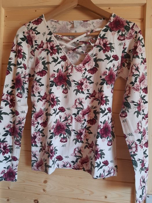 Camisa estampa flores - M - Excelente Estado