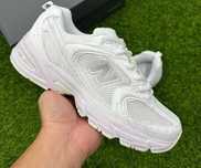 New Balance 530 Triple white, Жіночі кросівки Ньюбеленси білі, Нб 530