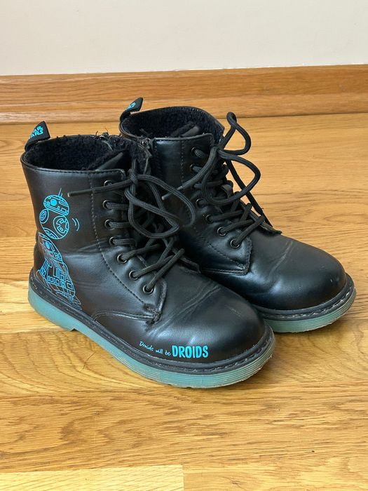 Buty ocieplane dla chłopca rozm 31 czarne Star Wars
