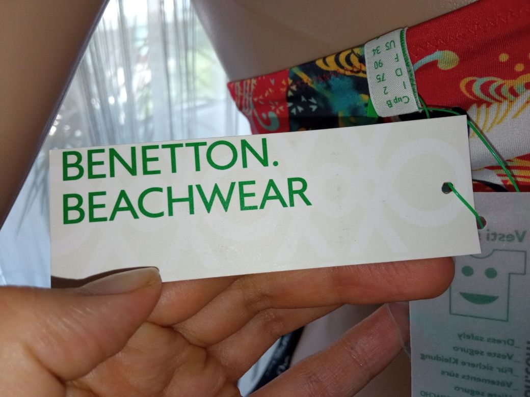 Bikini góra damskie Benetton Beachwear rozm S