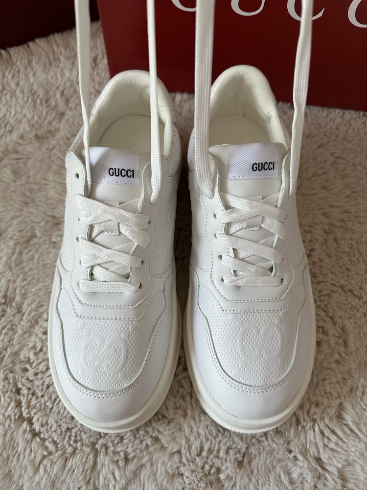 Gucci Buty Sneakersy białe 38/37
