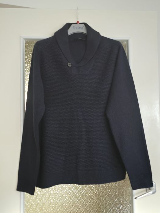 granatowy męski sweter George rozmiar L ok. 52