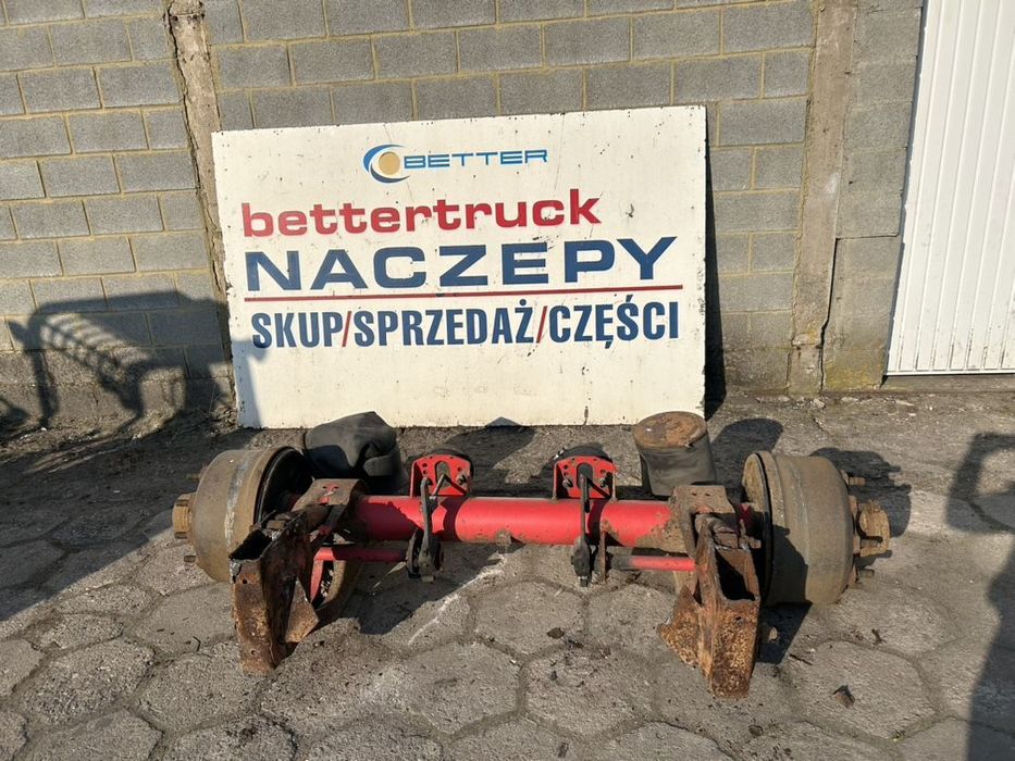 Oś SAF Intrax Wahacz bębnowa 10 szpilek naczepa przyczepa rolnicza