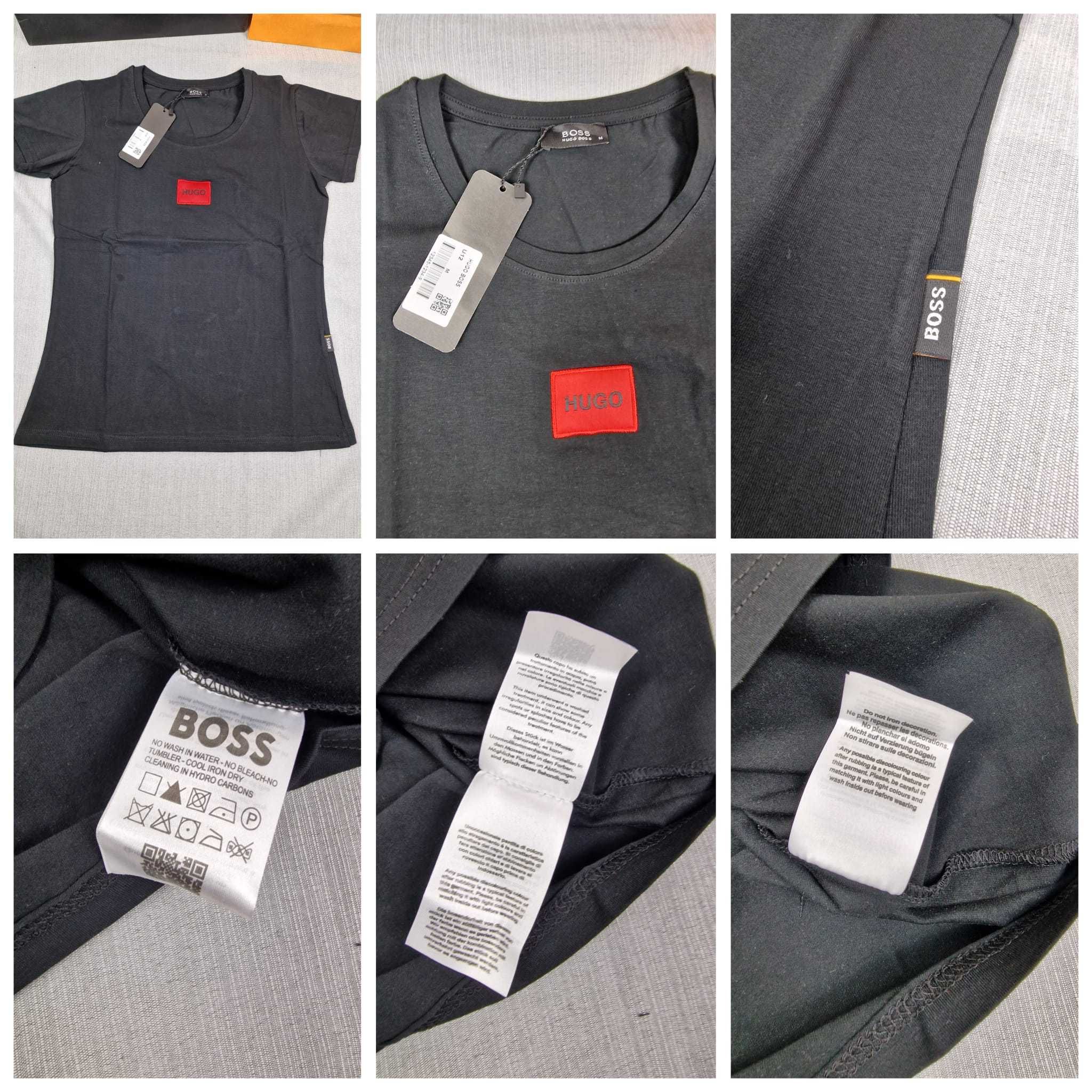 Koszulka damska t-shirt Hugo Boss znaczek kolory hit nowość