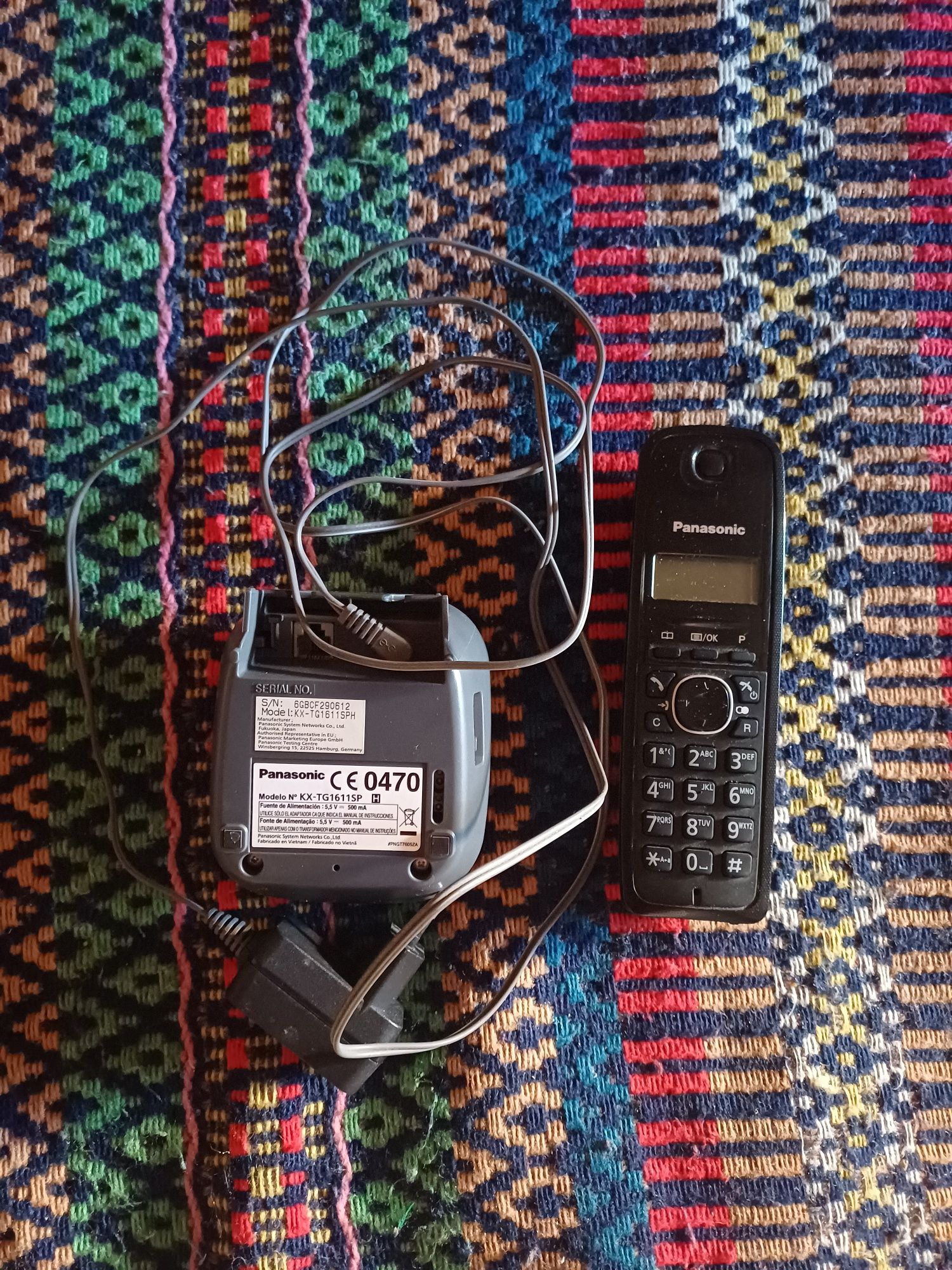 Telefone fixo panasonic KX TG1611SP