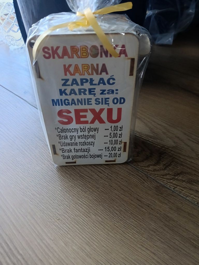 Skarbonka nowa na urodziny