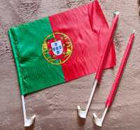 3 bandeiras Portugal 48×32cm Carro