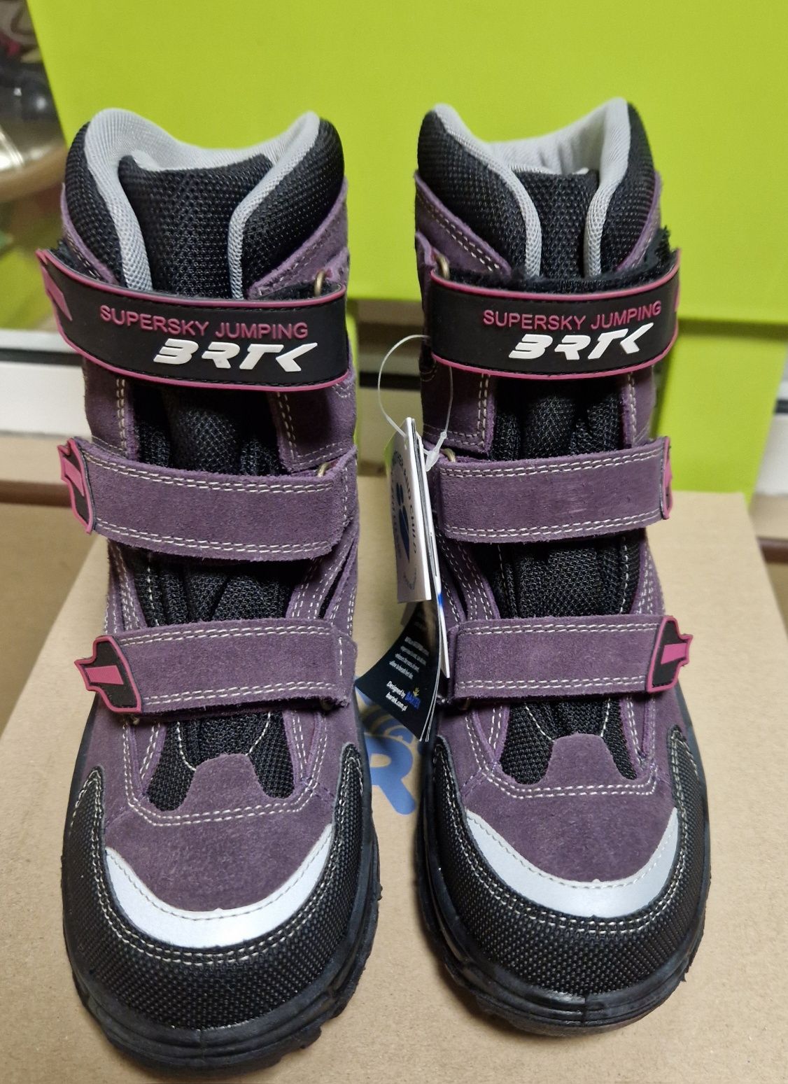 Buty zimowe BARTEK 97672 kozaki 33 kozaczki śniegowce waterproof