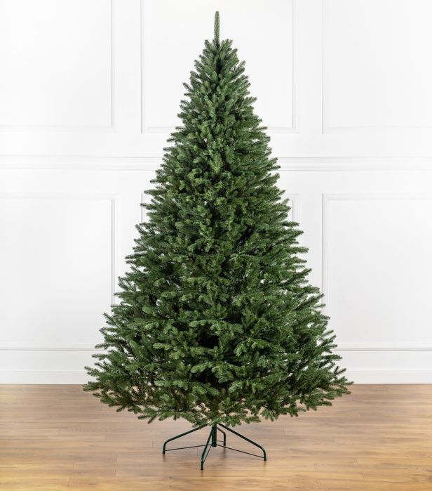 Альпійська найпишніша штучна лита ялинка  зелена , Ёлка литая