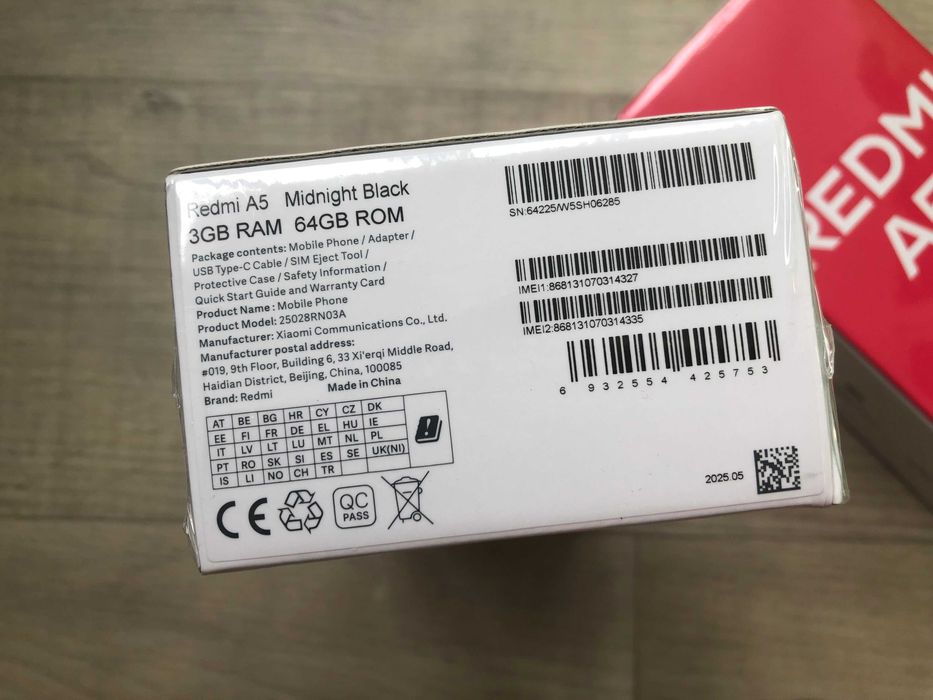 Redmi A5 3/64  новинка, нерозпакований