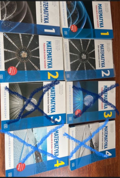 Matematyka zakres rozszerzony- kl. 1 do 2 Stan idealny.