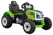 MEGAAUTKA.PL Duży Traktor na akumulator 2 silniki 2 biegi samochód