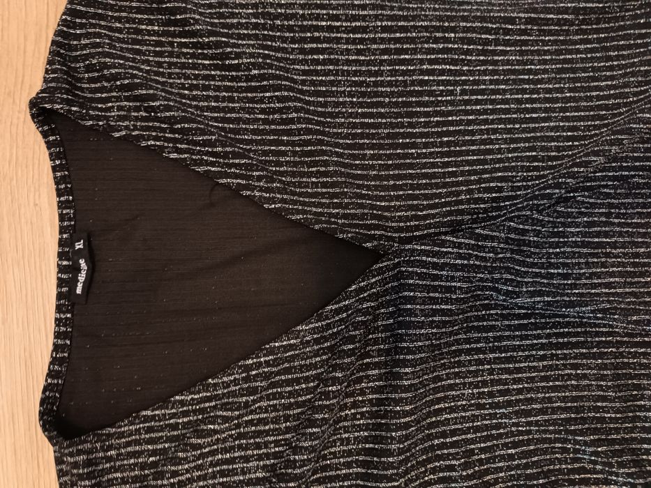 Sukienka czarno srebrna brokat Medicine XL