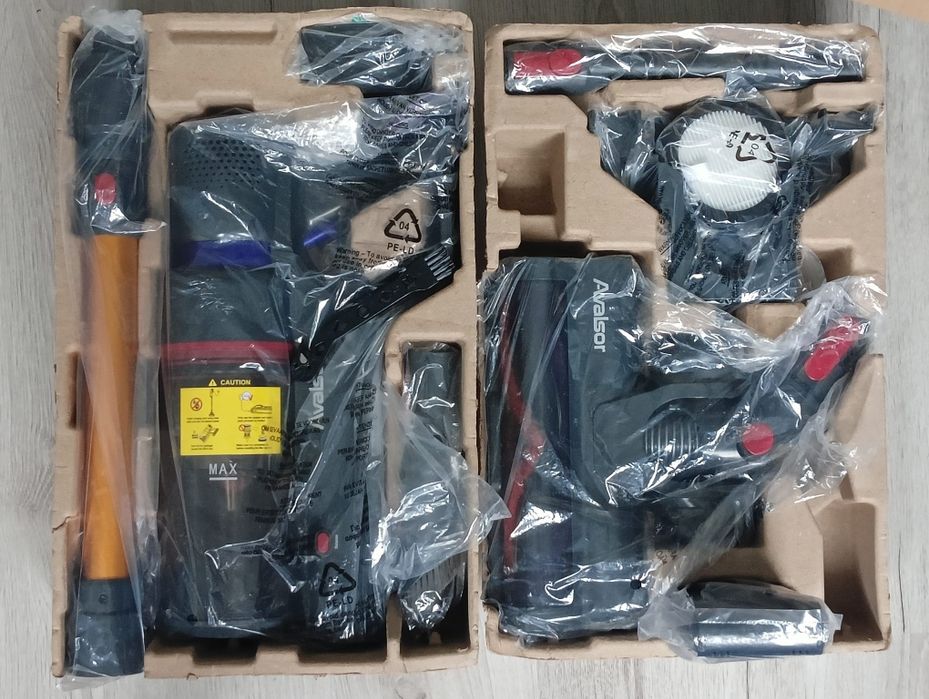 Odkurzacz akumulatorowy Avalsor 45000 Pa/550 W/70 min, 1,5 l, bezprzew