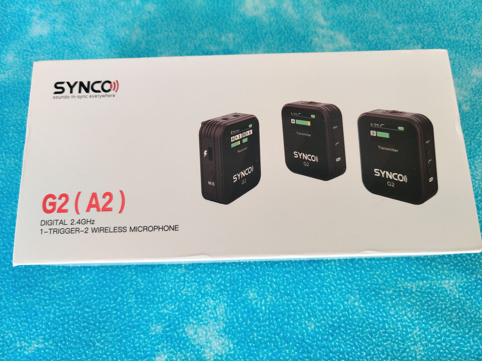 SYNCO G2 A2 Microfone sem fios, como novo