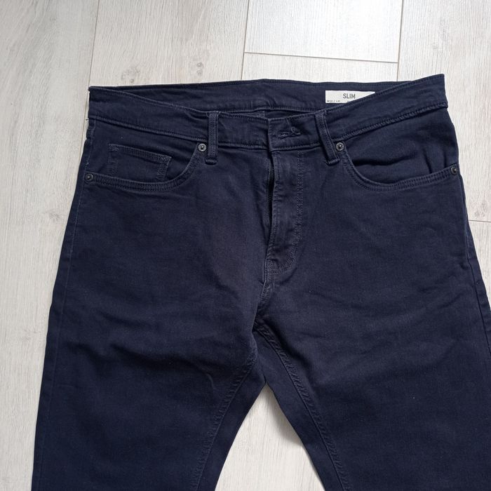 Spodnie męskie granatowe L