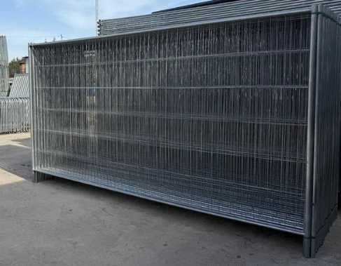 Ogrodzenie Tymczasowe Budowlane Ażurowe Przestawne z Transportem