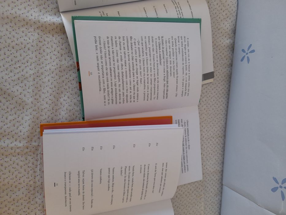 Livros novos 2 euros cada.