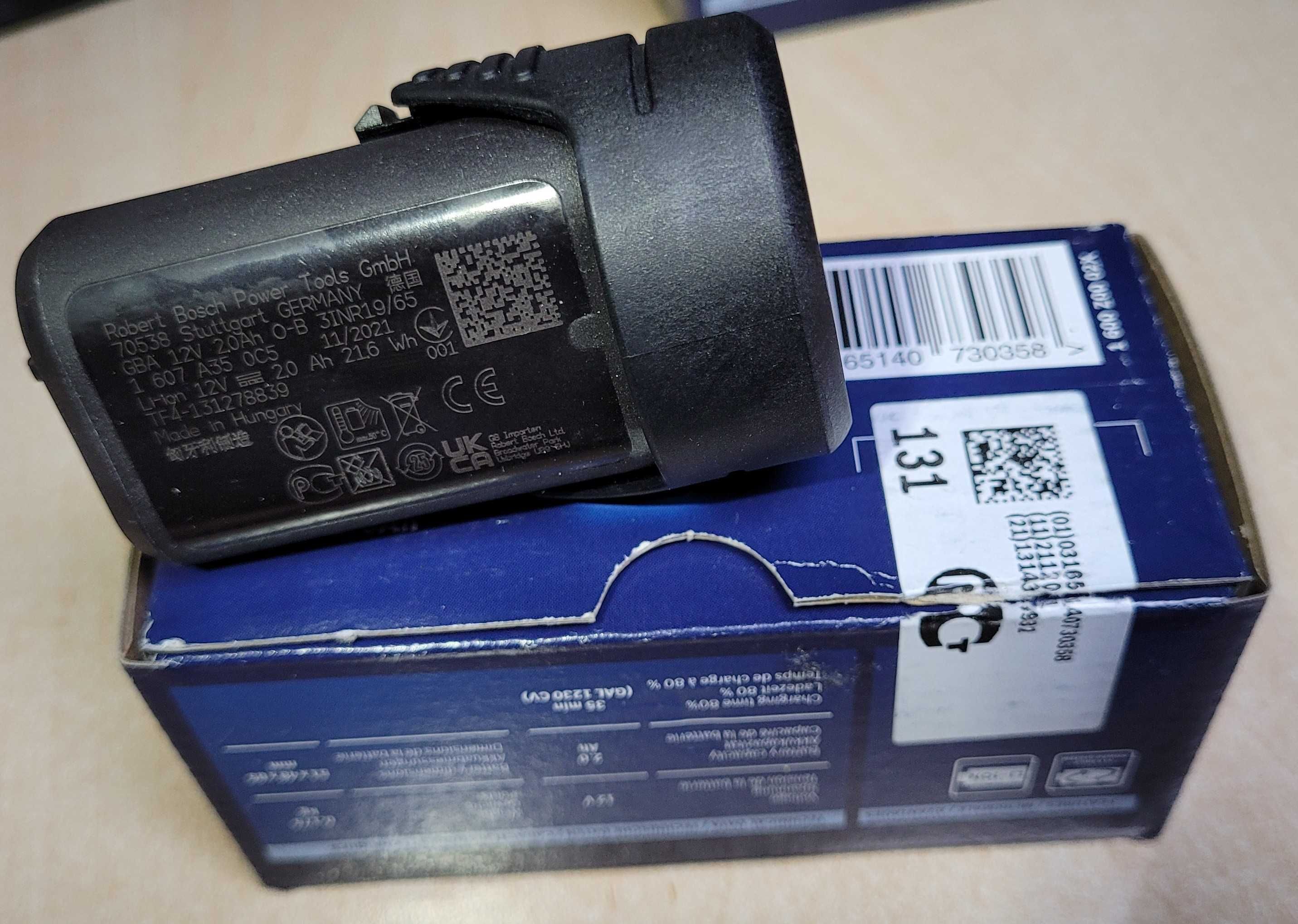 Akumulatory Bosch GBA 2Ah 10,8V 12V 2sztuki