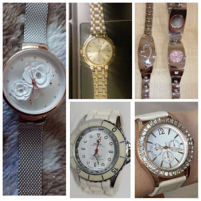 LBVYR Bridgite Bijou. Q&Q годинник-браслет Оригинал. Ролекс Naviforce