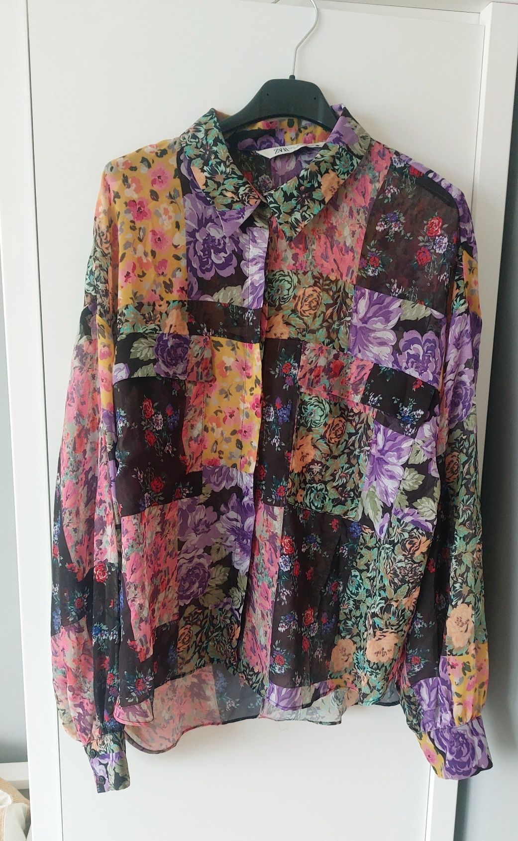 Koszula boho Zara kwiaty M, L