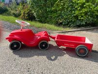 Big Bobby Car Classic jeździk odpychacz z przyczepką