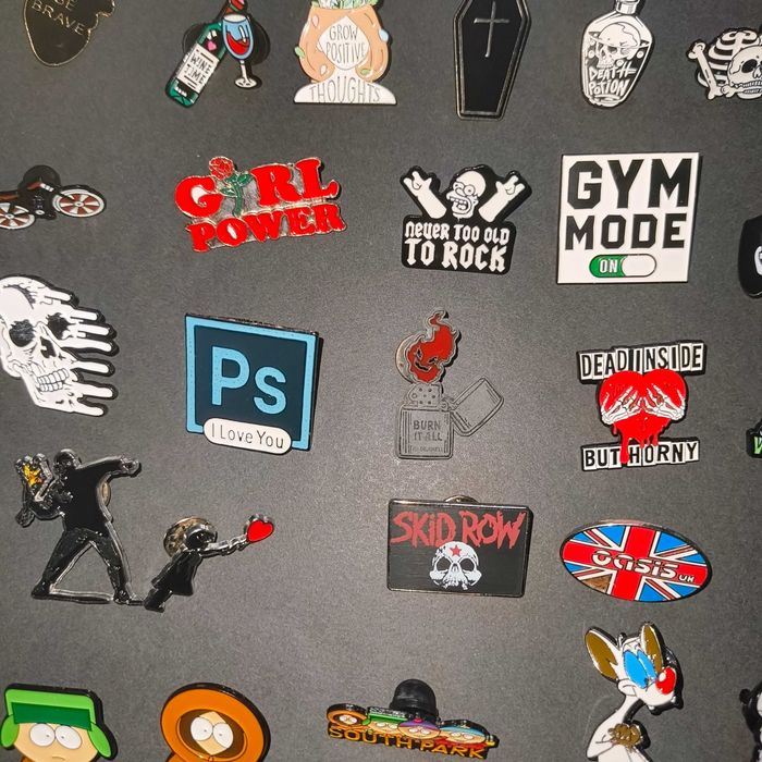 Pins Bandas de Rock Metal Musica