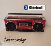 Retro boombox z 90 lat