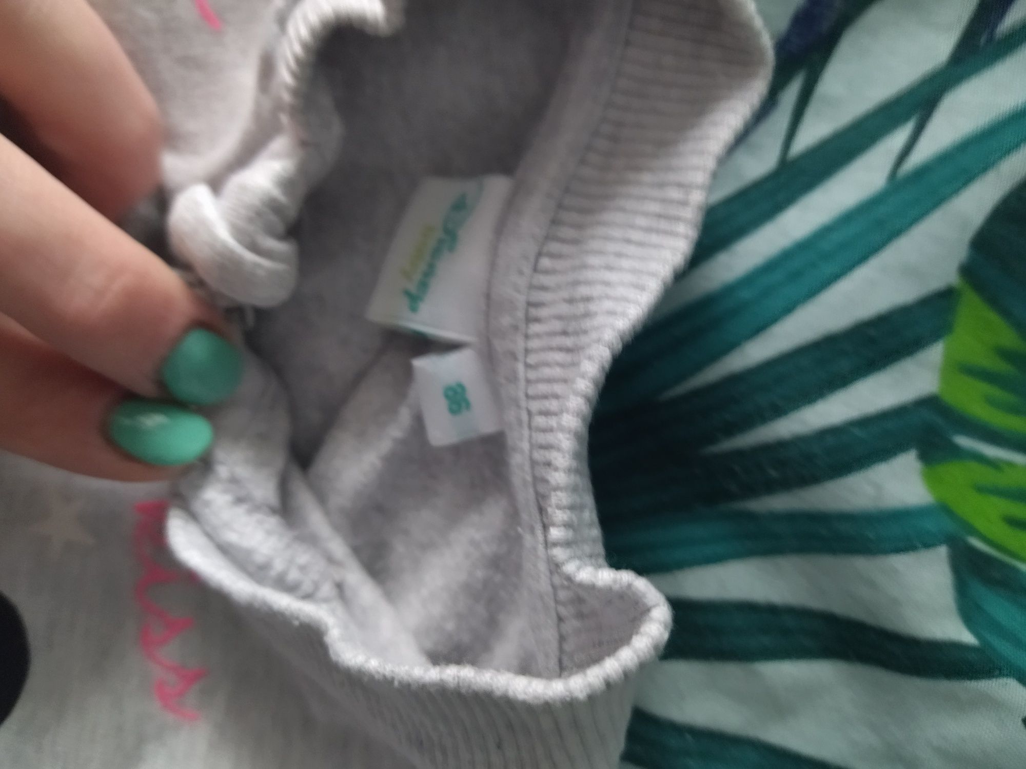 Szara rozpinana bluza 86. 1-2 lata dla dziewczynki Disney Minnie