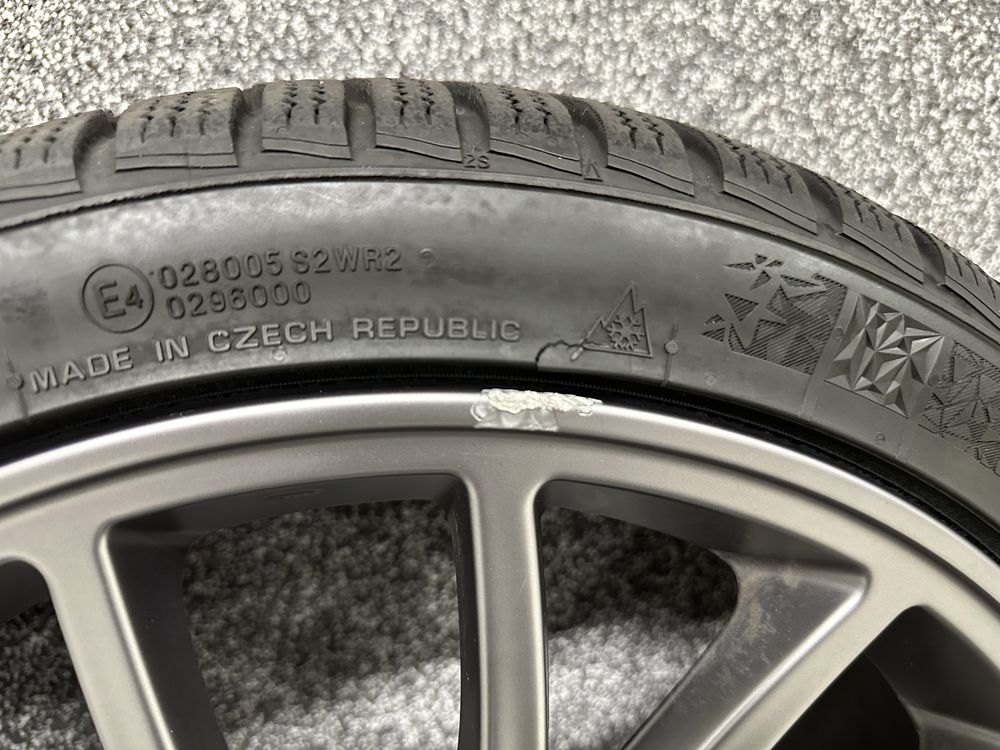 Oryginalne koła zimowe alufelgi 17 Fiat 500 Abarth 695 Tributo