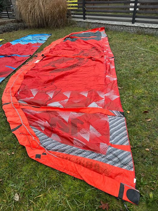 Zestaw set 3 pancernych kite 'ów Cabrinha Radar 7,10,14m+BAR  stan bdb