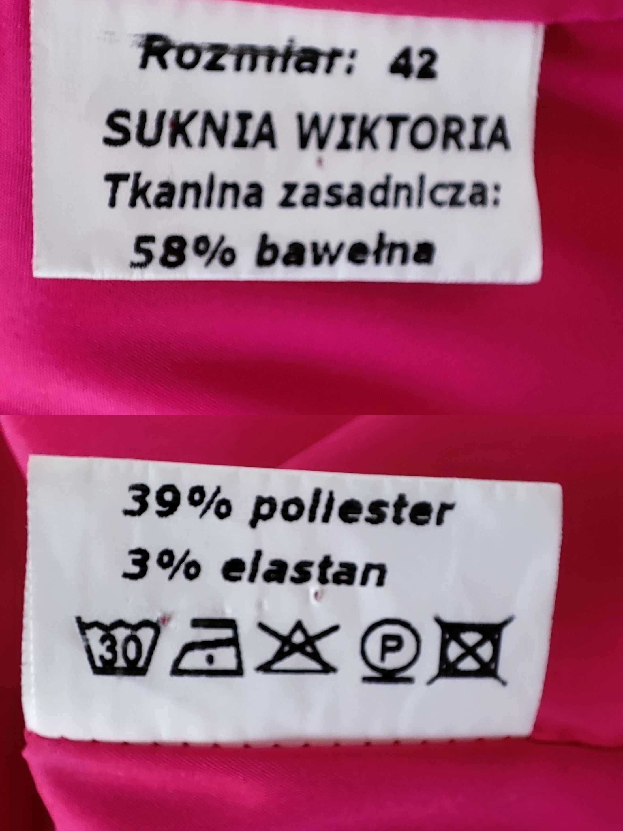 Sukienka elegancka Teresa Kopias rozm 42