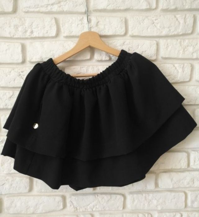 Spódnica NEGATIV Logowana z Falban w Czerni