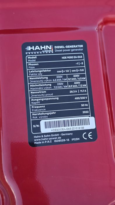 Дизельний генератор 7.2 квт чистого