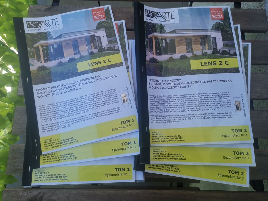 Projekt Domu Lens 2 C Murowany Całoroczny Pro-Arte Zapieczętowany