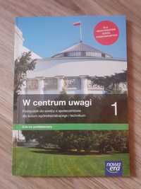 Podręcznik " W centrum uwagi 1" podst. do WOS-u