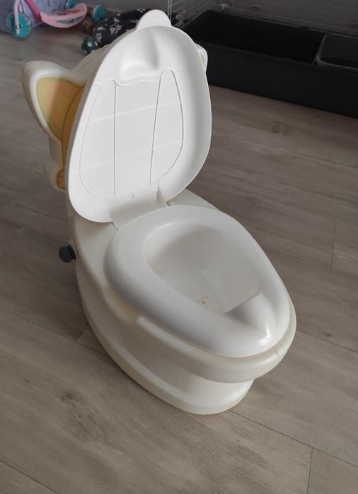 Nocnik kotek z efektem spuszczania wody