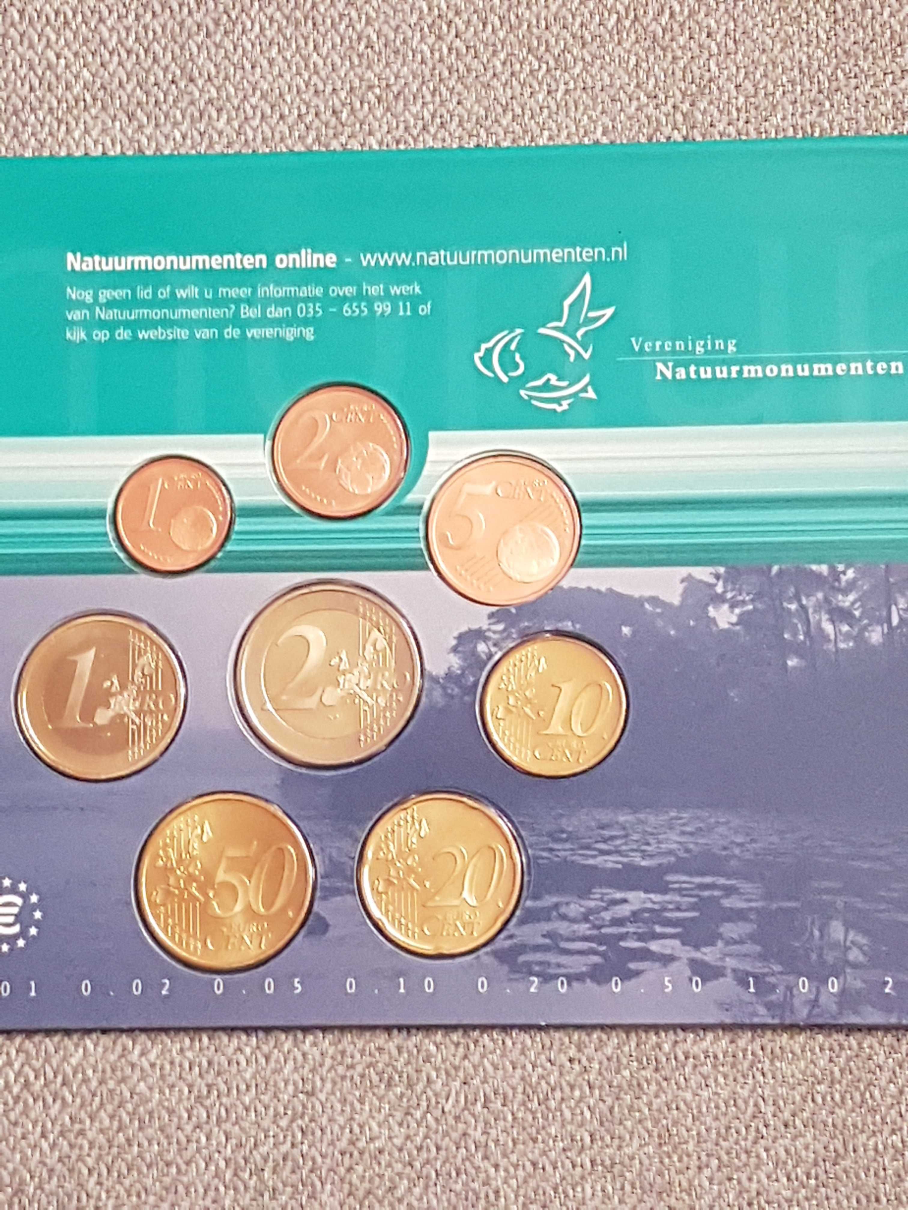 Set 8 Moedas Euro Países Baixos Ano 2000