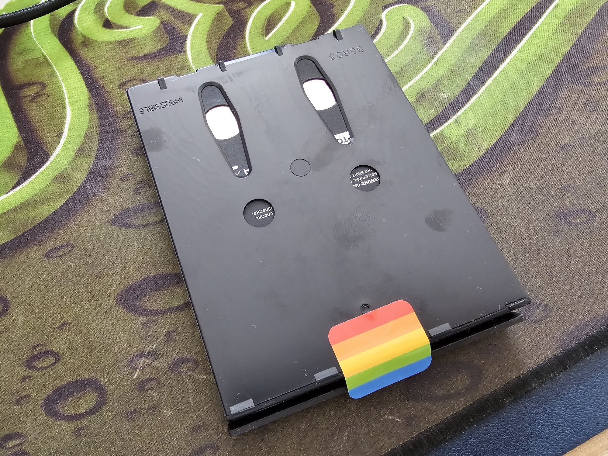 Polaroid 600 wkład z baterią do testowania nieżywany nowa bateria