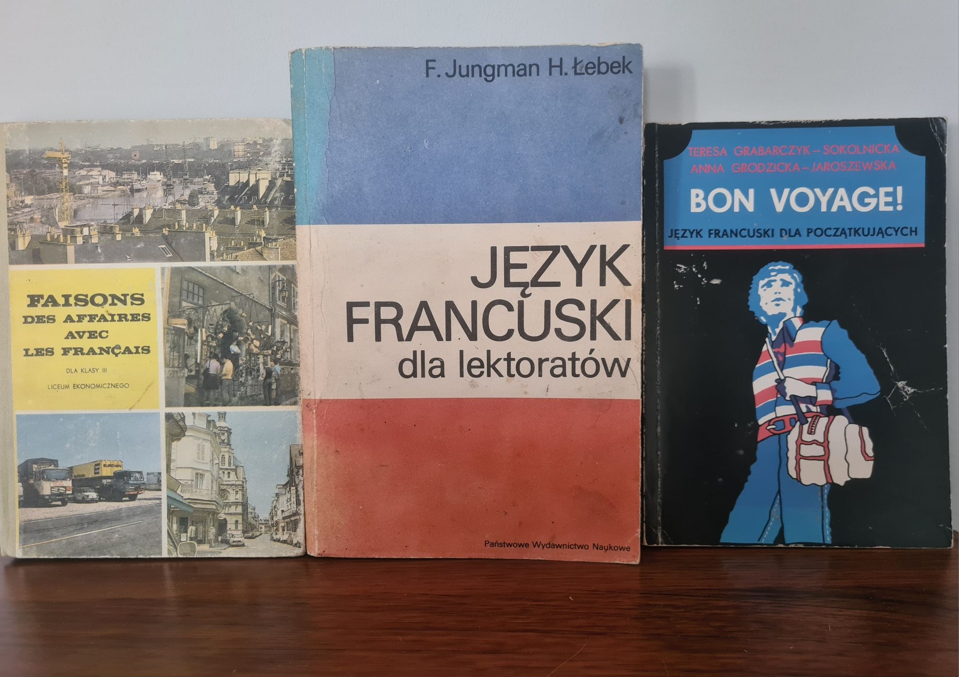 Język francuski - Zestaw trzech książek
