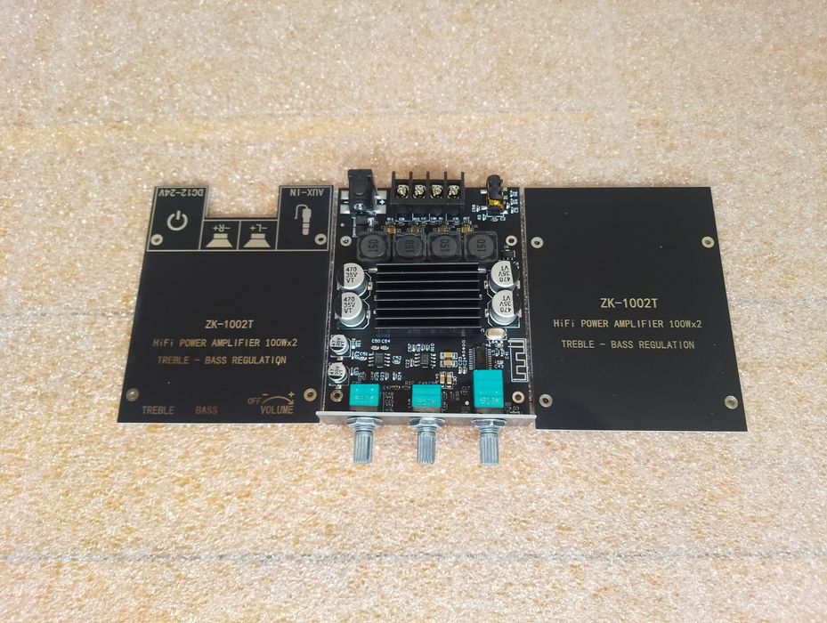 ZK-1002T 2x100Вт Аудіо підсилювач TPA3116D2 Bluetooth 5.0