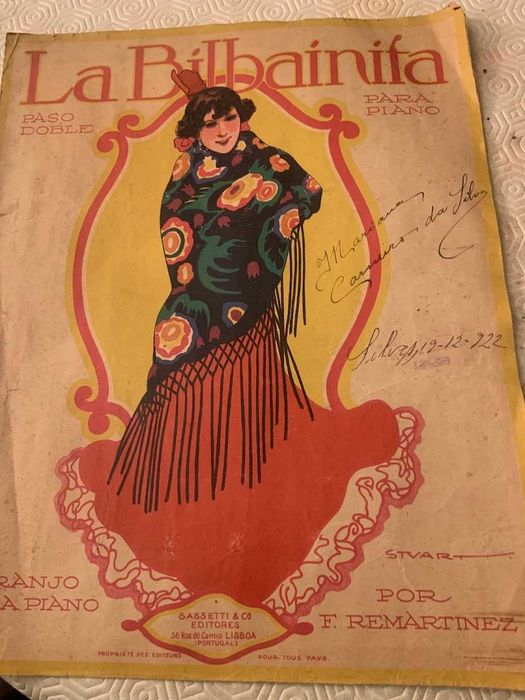 Partituras e outras peças musicais para venda