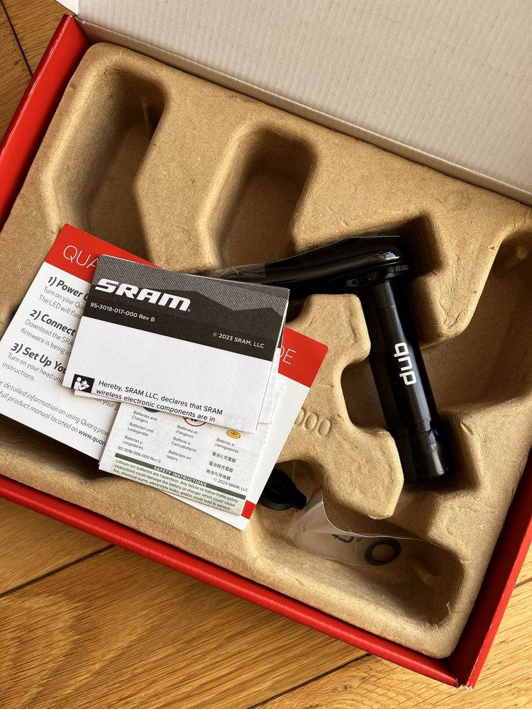 Pomiar mocy Sram Quarq Rival AXS 165mm