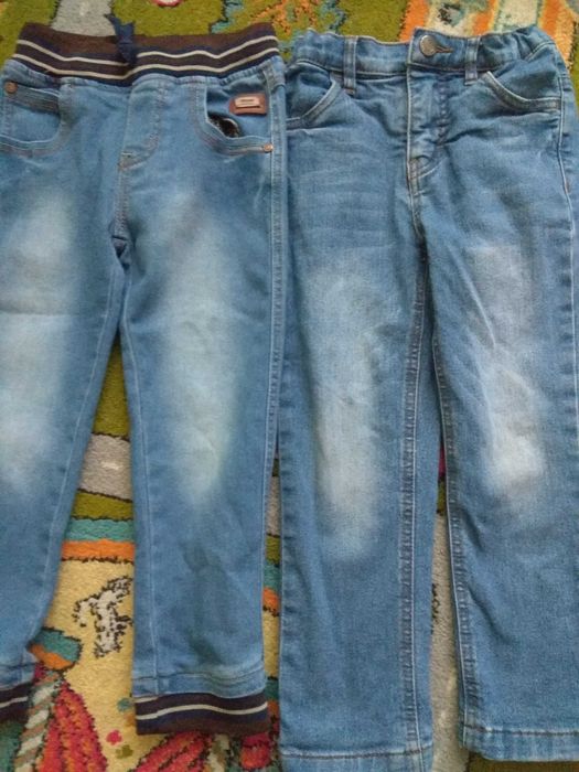 Джинсы на мальчика 110р 150 за 2 пары