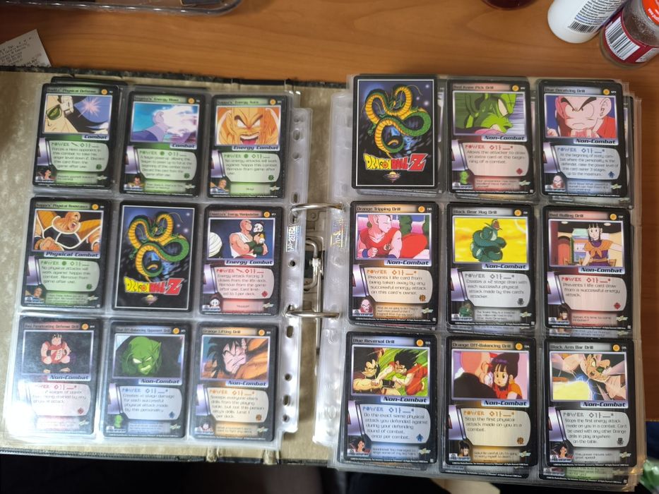 Karty Dragon Ball Z CCG SCORE niemal kompletna Saiyan saga 1-246