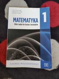 Matematyka 1 zbiór zadań rozszerzenie stan bardzo dobry