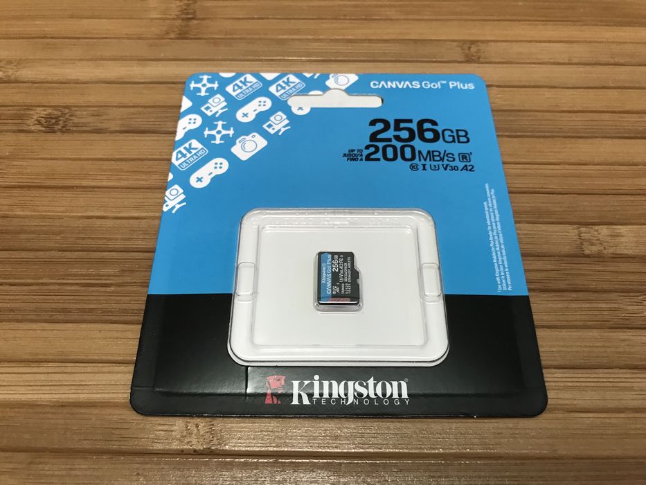 Карта памяти Kingston 256GB microSDXC U3 V30 A2 Canvas Go Plus G4